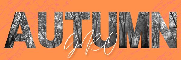 Red White Simple Typographic Autumn Billboard